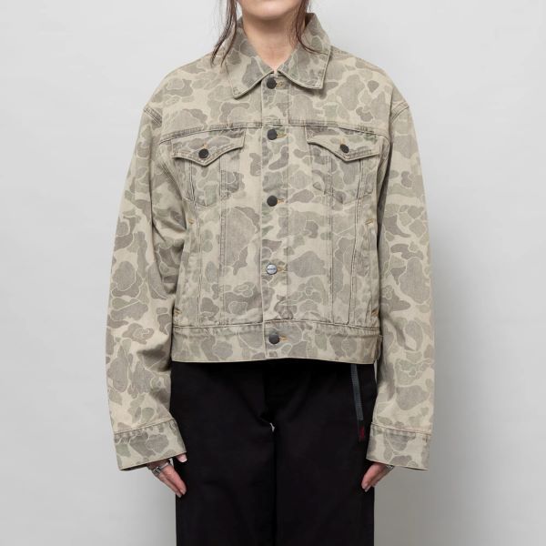 carhartt WIP カーハート ワークインプログレス 24AW W DUCK ORELL JACKET ウィメンズ ダックオレルジャケット I033890 XS Camo Duck Black Gジャン 3rd デニムジャケット アウター g26688 carhartt WIP カーハート ワークインプログレス 24AW W DUCK ORELL JACKET ウィメンズ ダックオレルジャケット I033890 XS Camo Duck Black Gジャン 3rd デニムジャケット アウター g26688