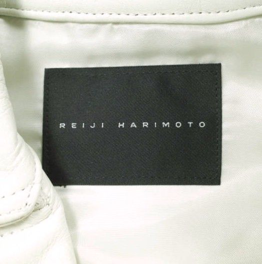 新品 REIJI HARIMOTO レイジハリモト 日本製 カウハイド レザーダブルライダースベスト 151V01900-01 36 WHITE ジレ 定価129,600円 トップス g26695 新品 REIJI HARIMOTO レイジハリモト 日本製 カウハイド レザーダブルライダースベスト 151V01900-01 36 WHITE ジレ 定価129,600円 トップス g26695