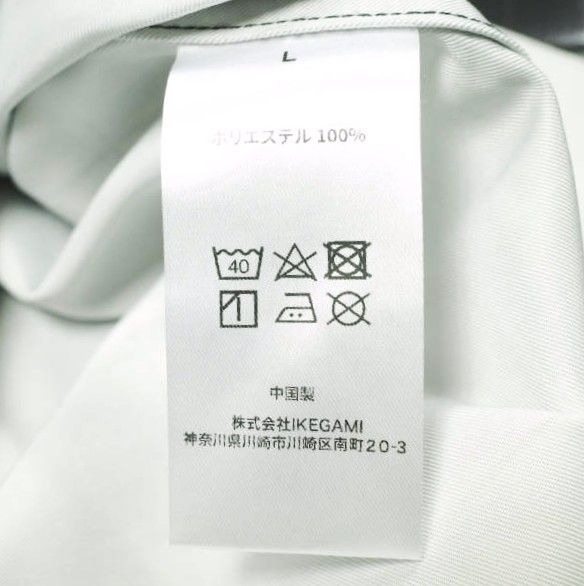 新品 LAST NEST ラストネスト 25AW Printed Flannel Shirts プリントフランネルシャツ L BLACK 長袖 チェック バックプリント トップス g26690