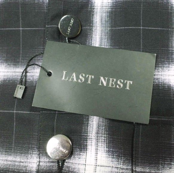 新品 LAST NEST ラストネスト 25AW Printed Flannel Shirts プリントフランネルシャツ XL BLACK 長袖 チェック バックプリント トップス g26691 新品 LAST NEST ラストネスト 25AW Printed Flannel Shirts プリントフランネルシャツ XL BLACK 長袖 チェック バックプリント トップス g26691