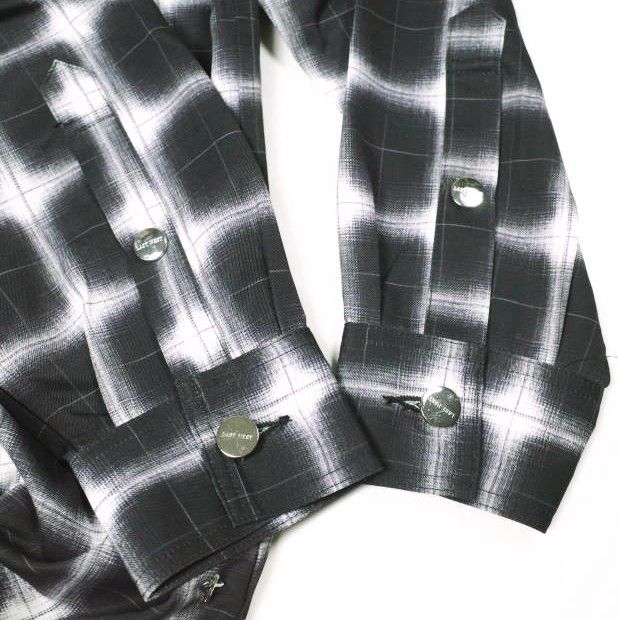 新品 LAST NEST ラストネスト 25AW Printed Flannel Shirts プリントフランネルシャツ XL BLACK 長袖 チェック バックプリント トップス g26691 新品 LAST NEST ラストネスト 25AW Printed Flannel Shirts プリントフランネルシャツ XL BLACK 長袖 チェック バックプリント トップス g26691