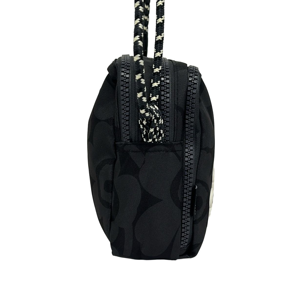 marimekko(マリメッコ) ショルダーバッグ美品 - ダークグレー×黒 