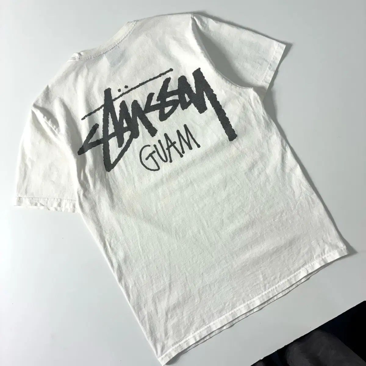 Stussy ステューシー ストック グアム 白 半袖Tシャツ