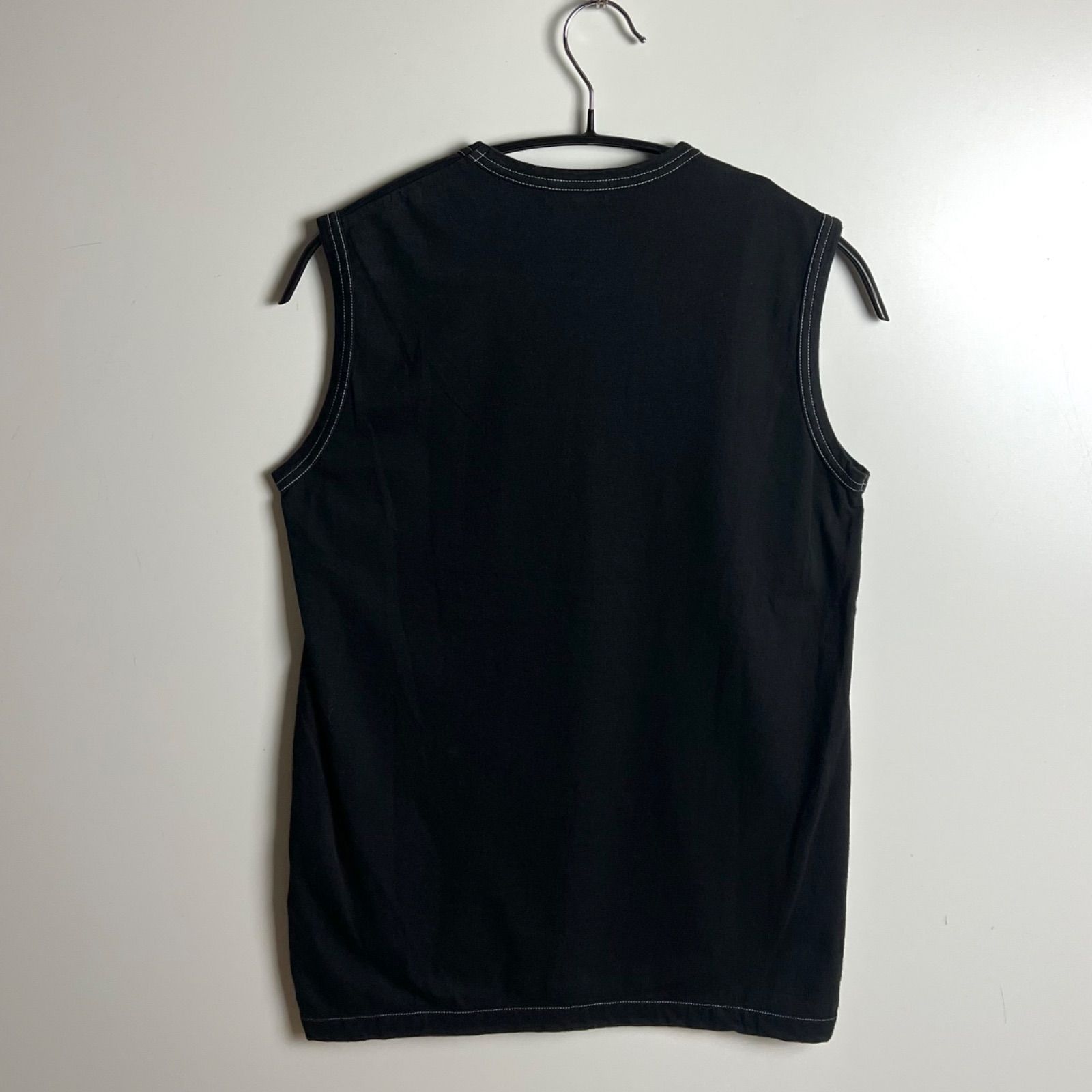 tricot COMME des GARCONS CDG AD2003 archive wht stitch tanktop TM