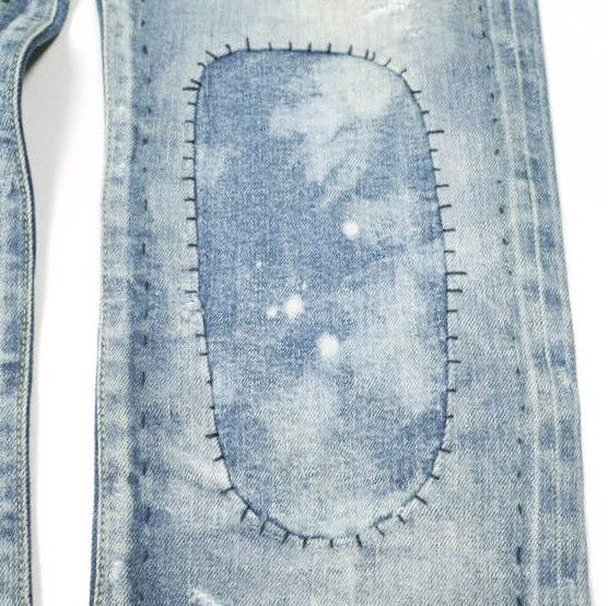 新品 NOVE ノーヴェ 日本製 Damaged Repaired Stretch Denim Pants skinny leg ダメージ&リペア加工 スキニーセルビッチデニムパンツ NRC-D028 28 Indigo 定価50,760円 ジーンズ 新品 NOVE ノーヴェ 日本製 Damaged Repaired Stretch Denim Pants skinny leg ダメージ&リペア加工 スキニーセルビッチデニムパンツ NRC-D028 28 Indigo 定価50,760円 ジーンズ