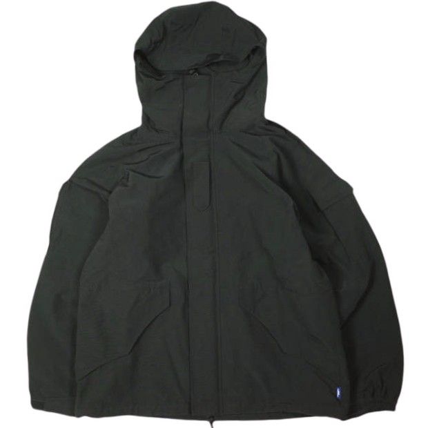 NICE WEATHER ナイスウェザー 26SS ビッグマウンテンパーカー 9225-6-000011 M BLACK シェル ユナイテッドアローズ アウター g26678