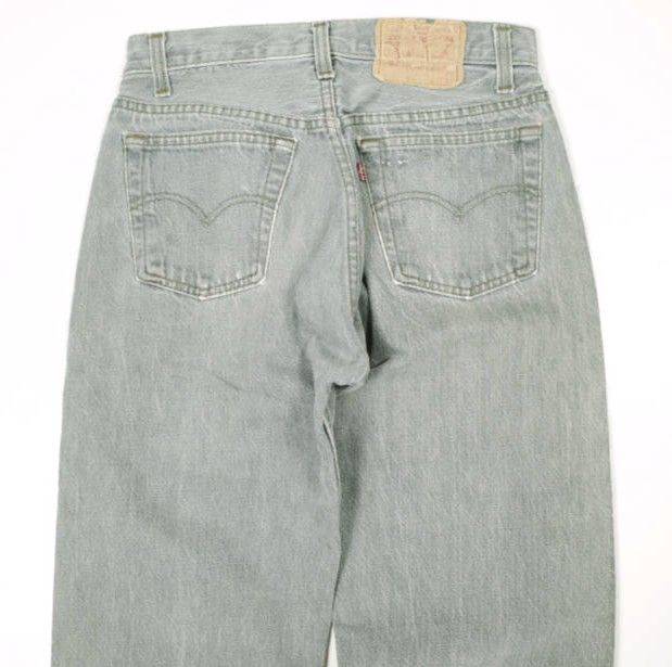PATRINIA パトリニア Hand Stitched Denim Pants 作業工程2h LEVI'Sリメイク ハンドステッチデニムパンツ W28 BLACK ボタンフライ ジーンズ ボトムス g26664