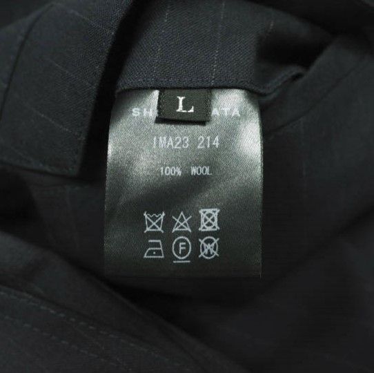 IMA:ZINE x SHO NAGATA イマジン ショウナガタ 別注 日本製 Massive Easy Cargo Slacks ピンストライプ トロピカルウール イージーカーゴスラックス IMA23 214 L NAVY STRIPE パンツ ボトムス IMA:ZINE x SHO NAGATA イマジン ショウナガタ 別注 日本製 Massive Easy Cargo Slacks ピンストライプ トロピカルウール イージーカーゴスラックス IMA23 214 L NAVY STRIPE パンツ ボトムス
