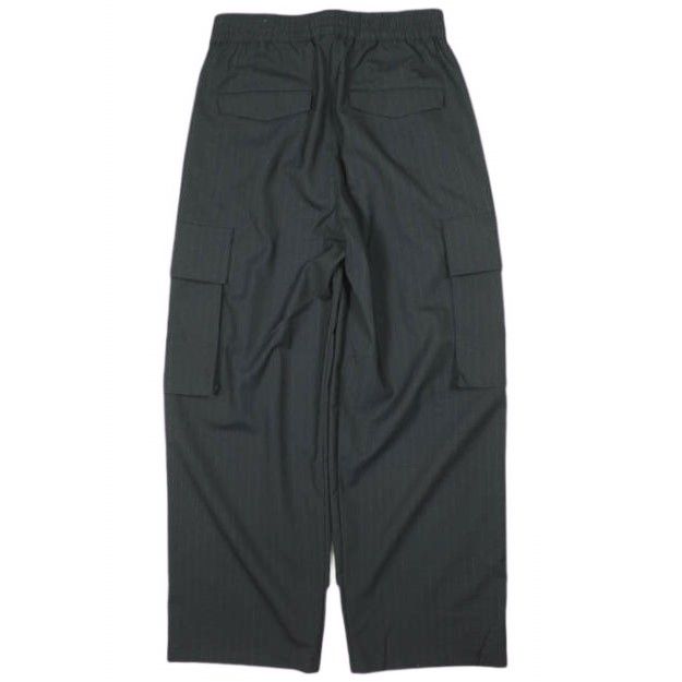 IMA:ZINE x SHO NAGATA イマジン ショウナガタ 別注 日本製 Massive Easy Cargo Slacks ピンストライプ トロピカルウール イージーカーゴスラックス IMA23 214 L NAVY STRIPE パンツ ボトムス IMA:ZINE x SHO NAGATA イマジン ショウナガタ 別注 日本製 Massive Easy Cargo Slacks ピンストライプ トロピカルウール イージーカーゴスラックス IMA23 214 L NAVY STRIPE パンツ ボトムス
