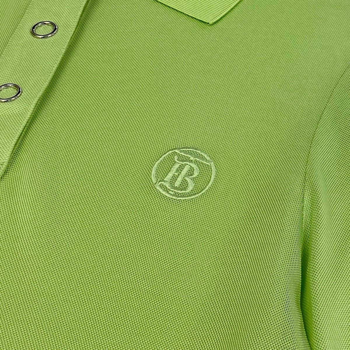Ie25 【未使用保管品】 BURBERRY バーバリー 長袖 ポロシャツ メッシュトップス 8041065 サイズSP グリーン系 レディース女性服o07t Ie25 【未使用保管品】 BURBERRY バーバリー 長袖 ポロシャツ メッシュトップス 8041065 サイズSP グリーン系 レディース女性服o07t