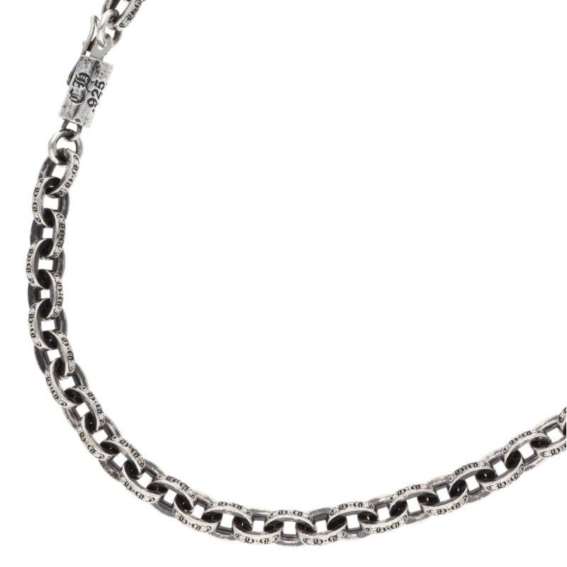クロムハーツ PAPER CHAIN 20/ペーパーチェーン20inch シルバーネックレス メンズ 20inch