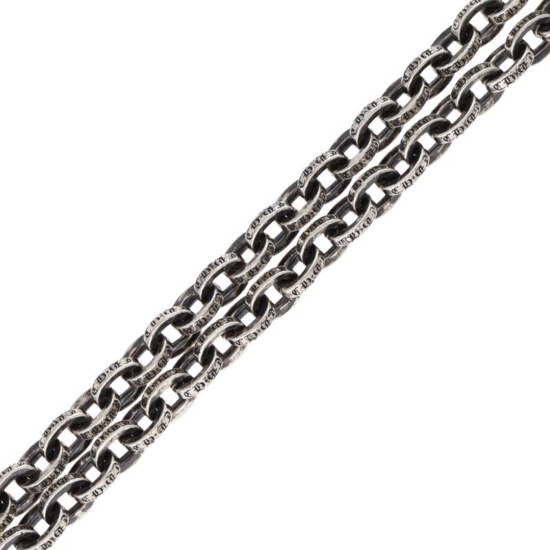 クロムハーツ PAPER CHAIN 20/ペーパーチェーン20inch シルバーネックレス メンズ 20inch