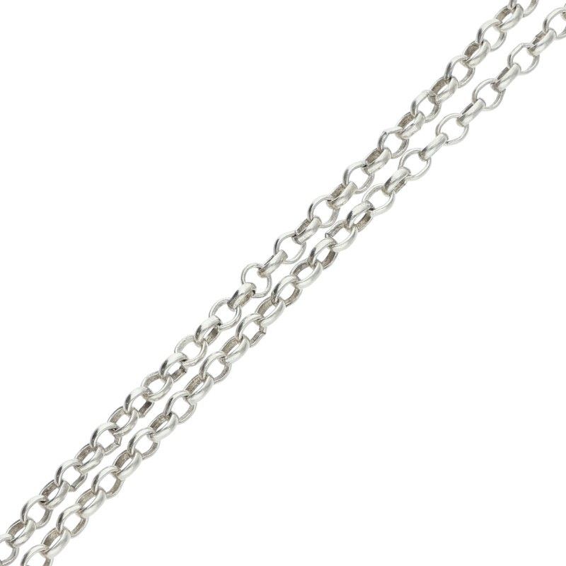 クロムハーツ NECKCHAIN R20/ロールチェーン20inch シルバーネックレス メンズ 20inch クロムハーツ NECKCHAIN R20/ロールチェーン20inch シルバーネックレス メンズ 20inch