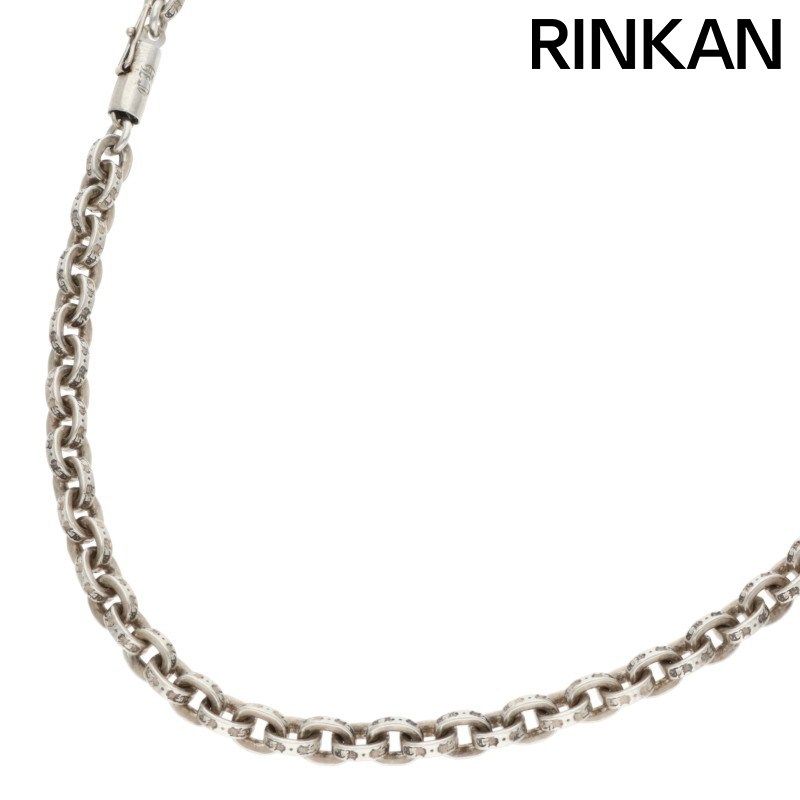 クロムハーツ PAPER CHAIN 24/ペーパーチェーン24inch シルバーネックレス メンズ 24inch