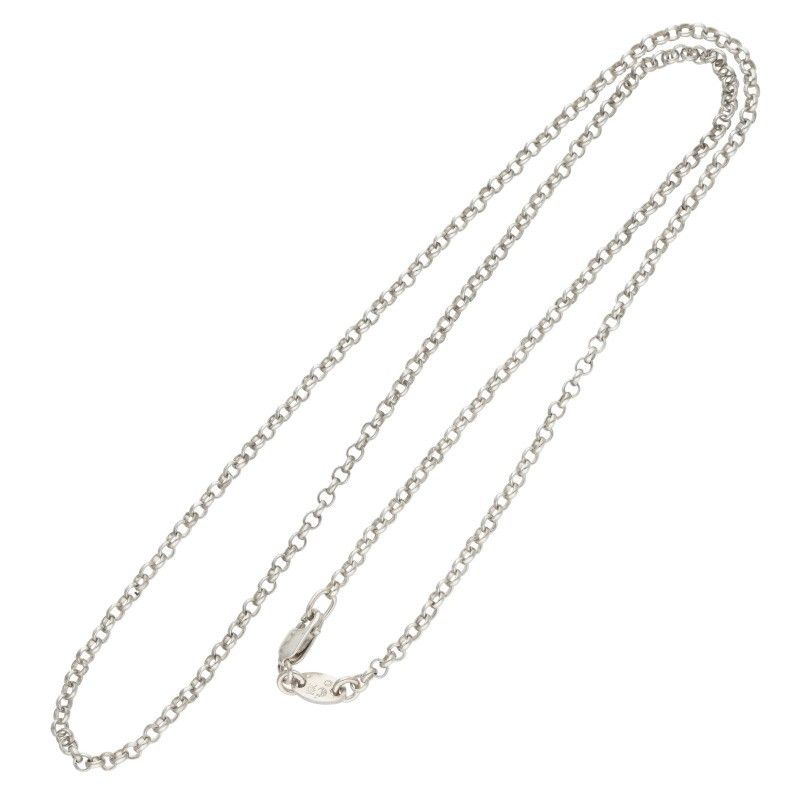 クロムハーツ PAPER CHAIN 18/ペーパーチェーン18inch シルバーネックレス メンズ 18inch クロムハーツ PAPER CHAIN 18/ペーパーチェーン18inch シルバーネックレス メンズ 18inch