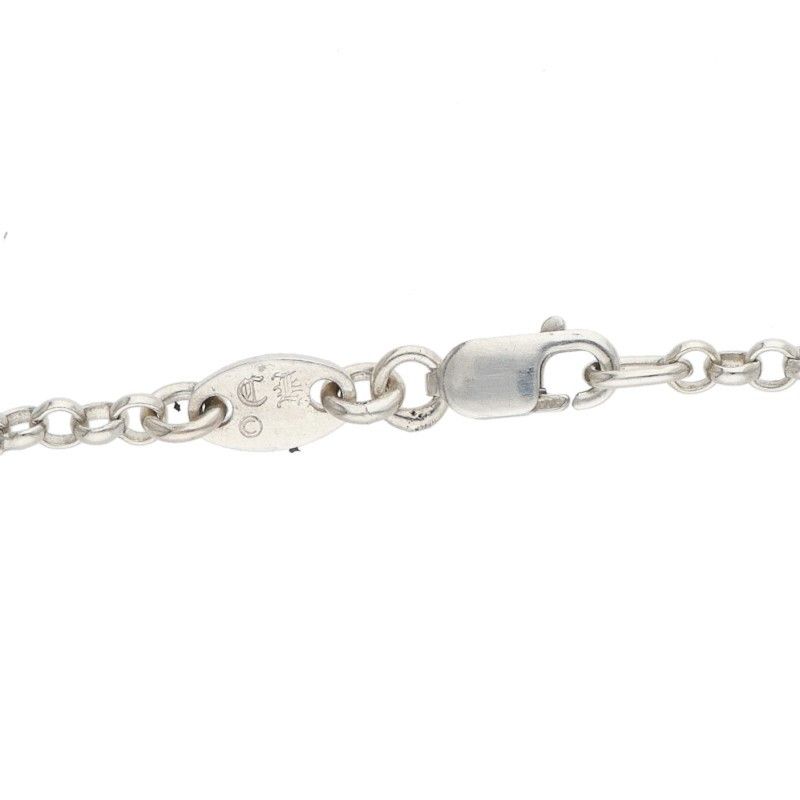 クロムハーツ PAPER CHAIN 18/ペーパーチェーン18inch シルバーネックレス メンズ 18inch クロムハーツ PAPER CHAIN 18/ペーパーチェーン18inch シルバーネックレス メンズ 18inch