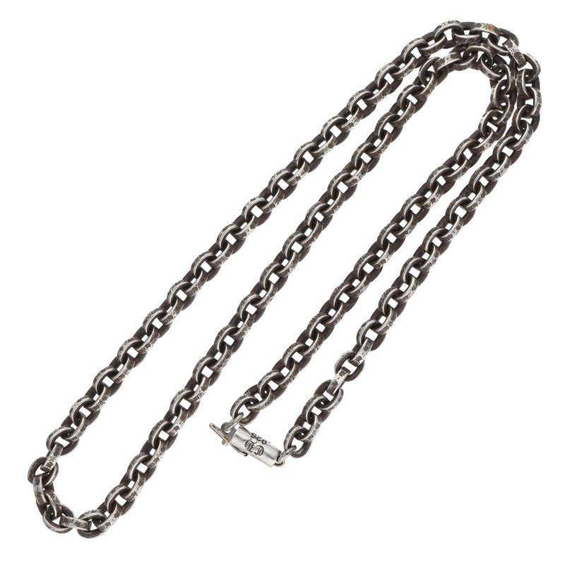 クロムハーツ NECKCHAIN R18/ロールチェーン18inch シルバーネックレス メンズ 18inch