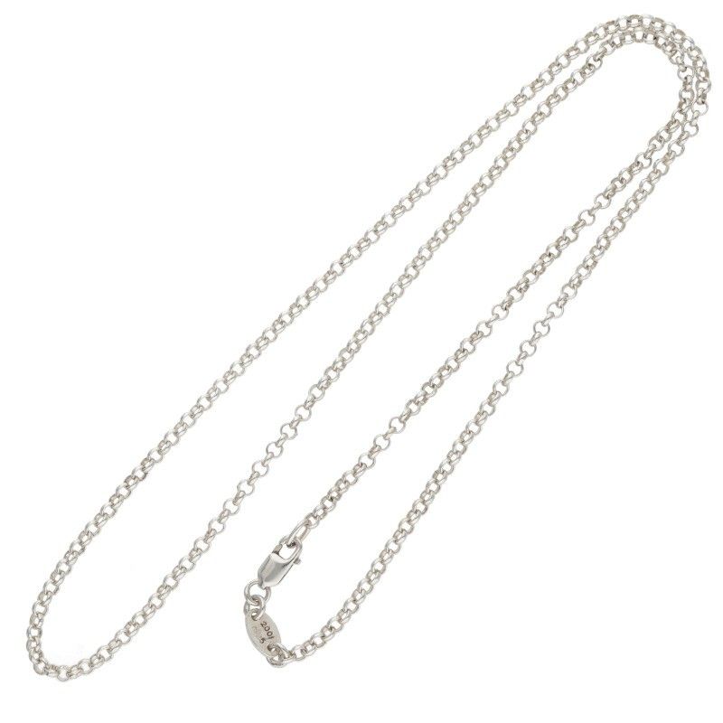 クロムハーツ NECKCHAIN R18/ロールチェーン18inch シルバーネックレス メンズ 18inch