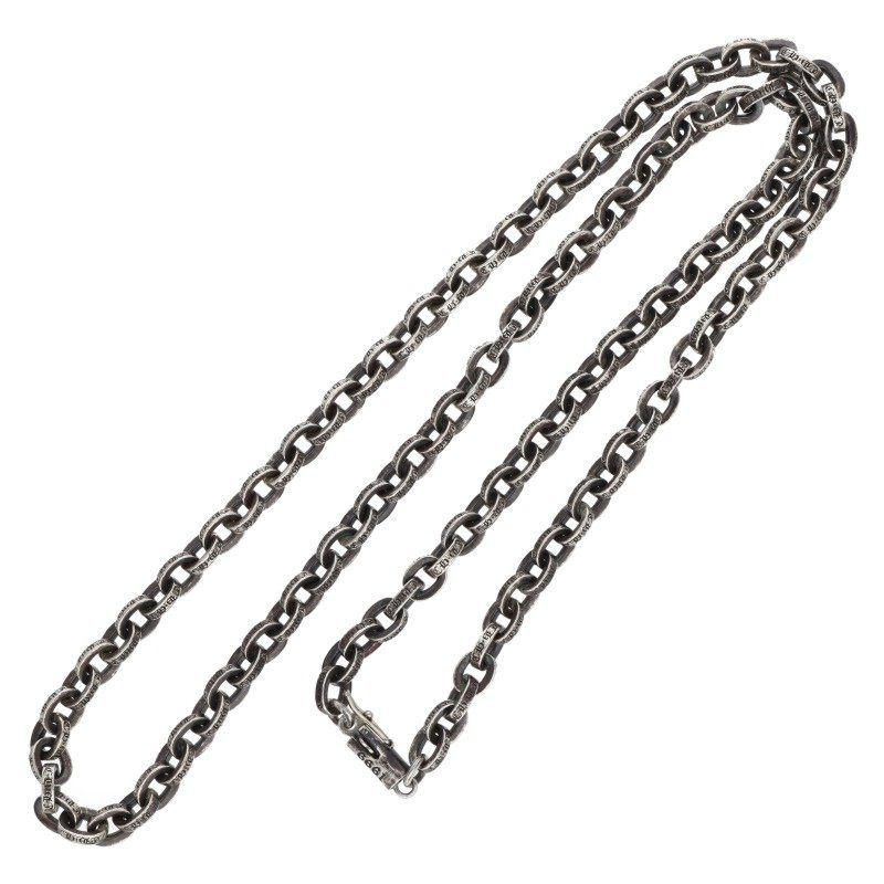 クロムハーツ PAPER CHAIN 20/ペーパーチェーン20inch シルバーネックレス メンズ 20inch
