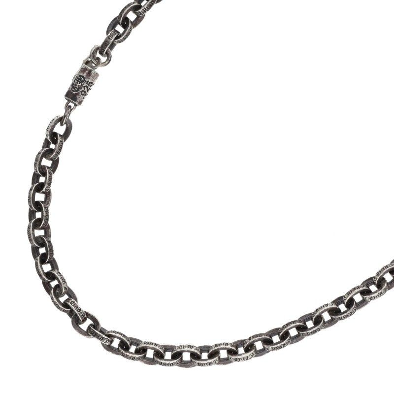 クロムハーツ PAPER CHAIN 20/ペーパーチェーン20inch シルバーネックレス メンズ 20inch