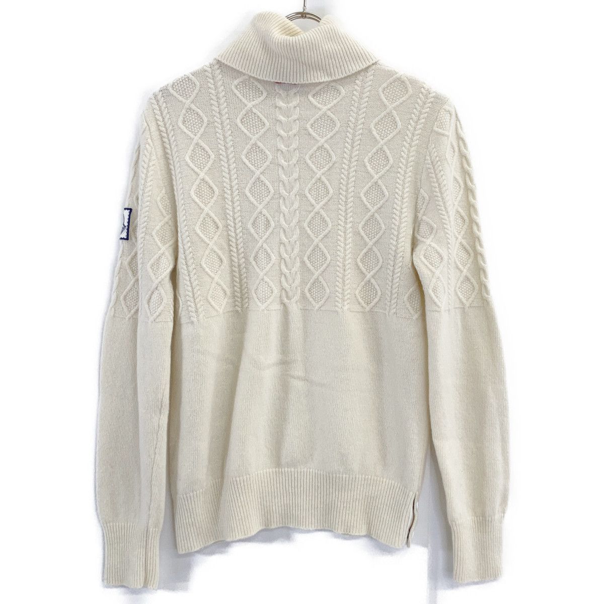 MONCLER　モンクレール　ガムブルー ウール タートルネックセーター　M