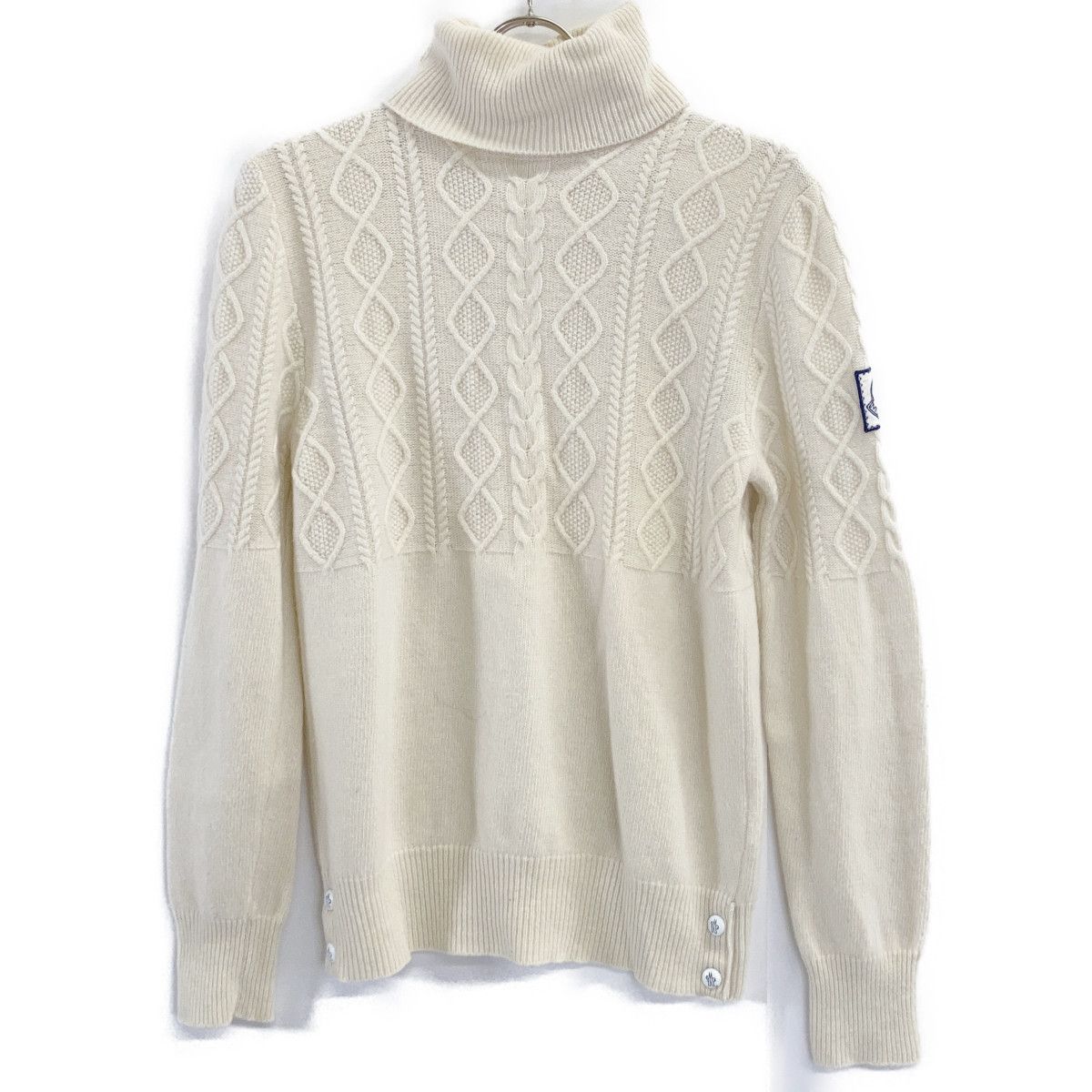 MONCLER　モンクレール　ガムブルー ウール タートルネックセーター　M