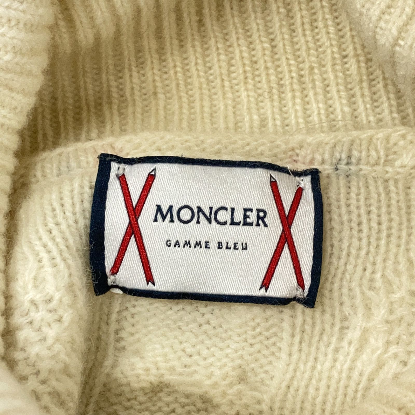 MONCLER　モンクレール　ガムブルー ウール タートルネックセーター　M
