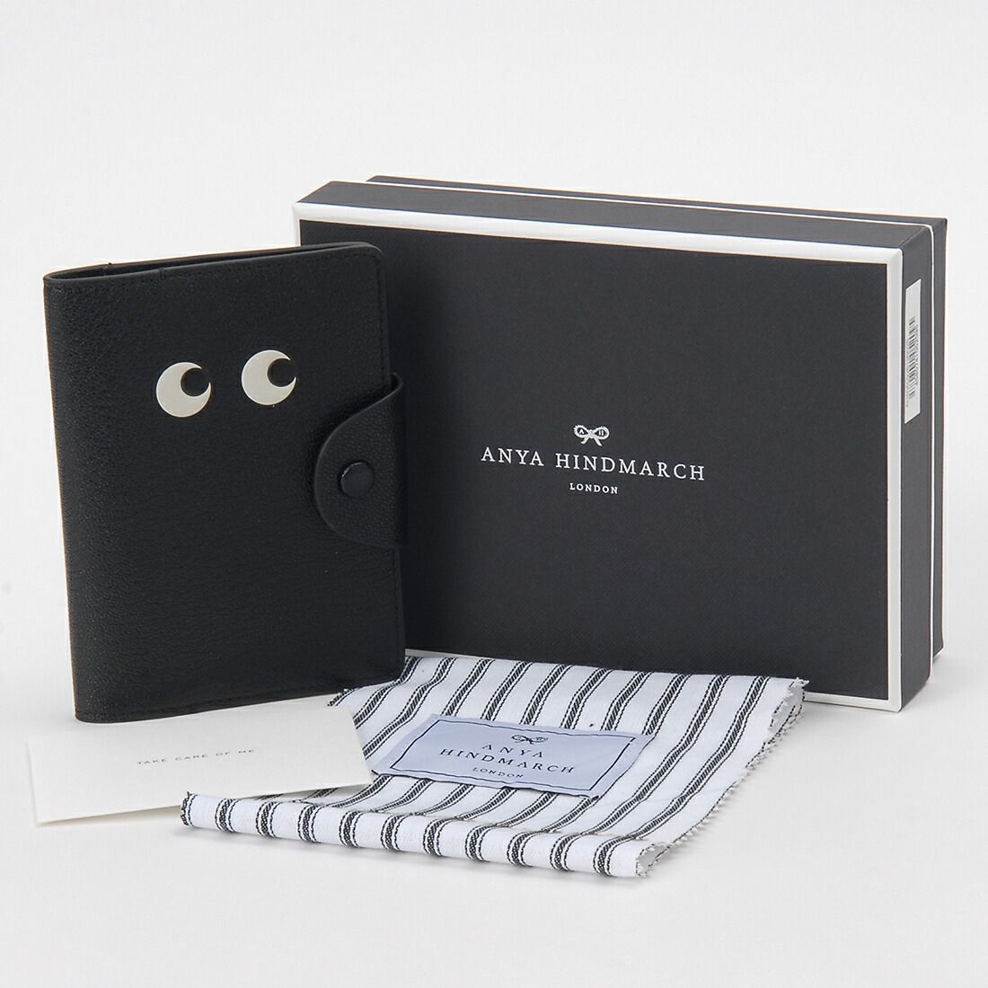 アニヤハインドマーチ ANYA HINDMARCH パスポートケース ブラック 5050925199025 EYES アニヤハインドマーチ ANYA HINDMARCH パスポートケース ブラック 5050925199025 EYES