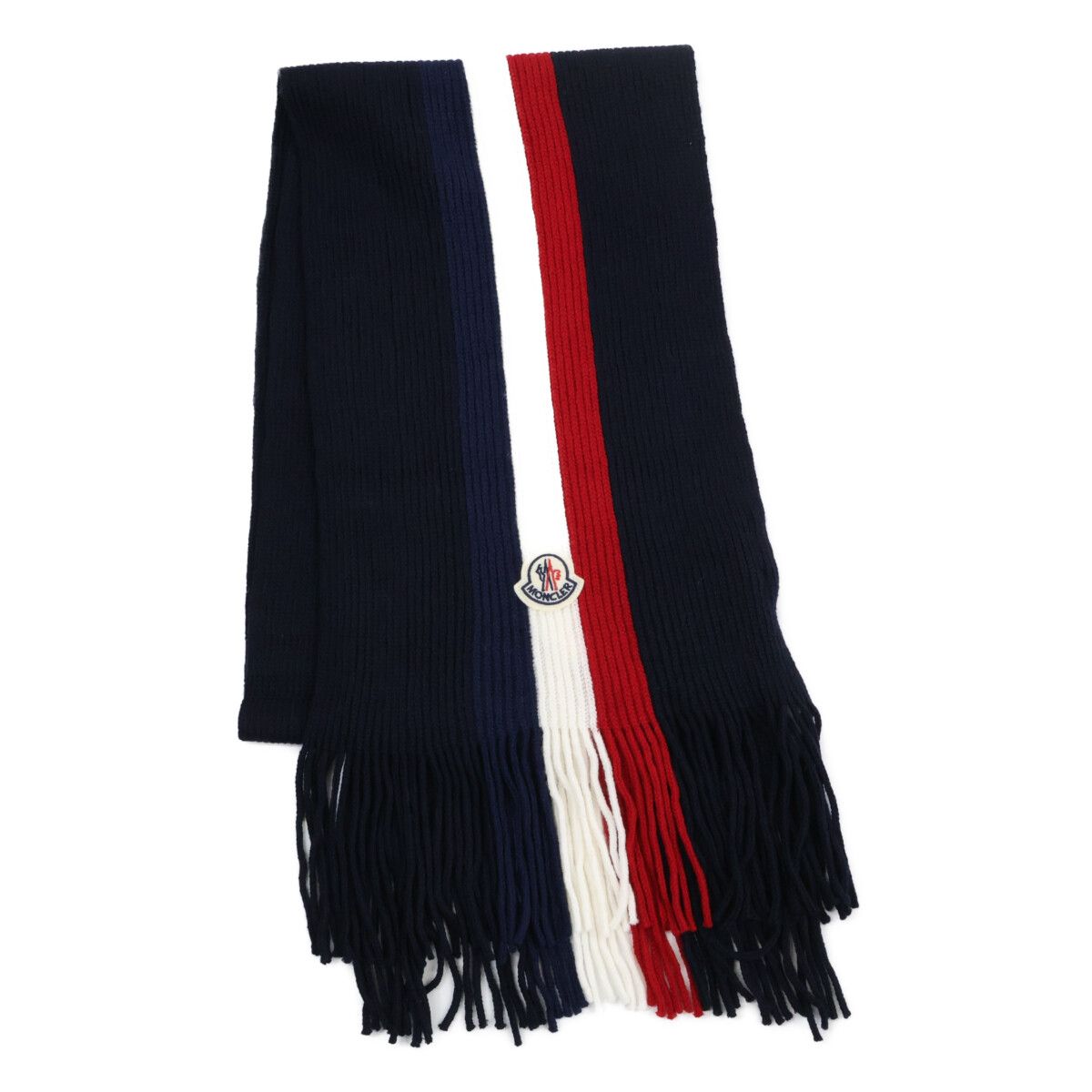 MONCLER モンクレール 【新品同様】SCIARPA ウール トリコロール