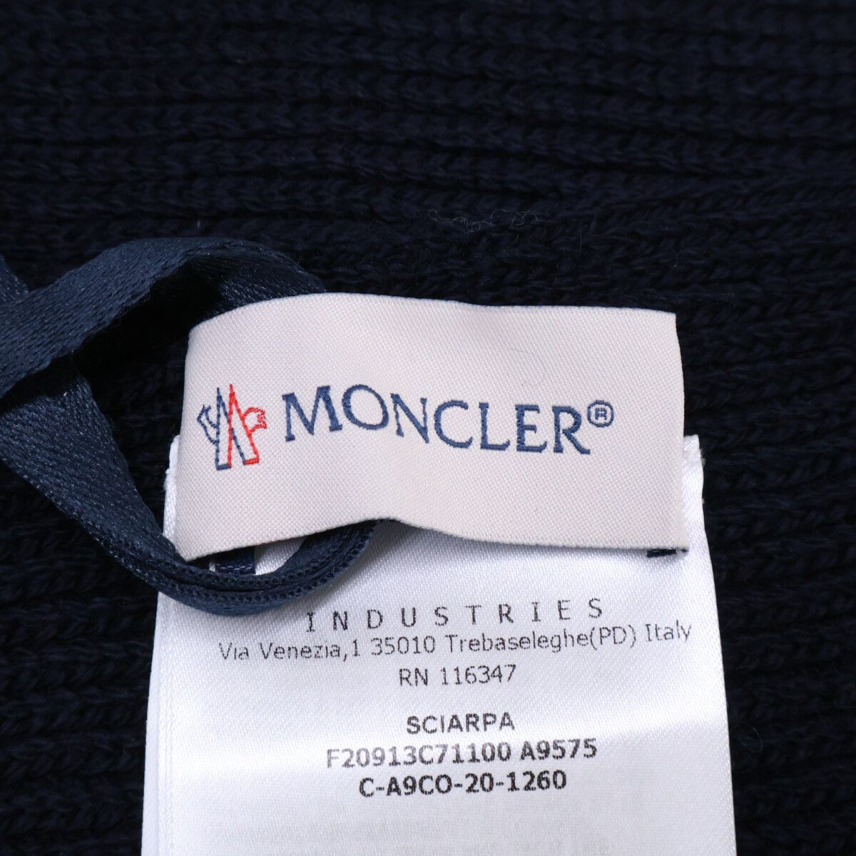 モンクレール 【新品同様】SCIARPA ウール トリコロール MONCLER モンクレール 【新品同様】SCIARPA ウール トリコロール