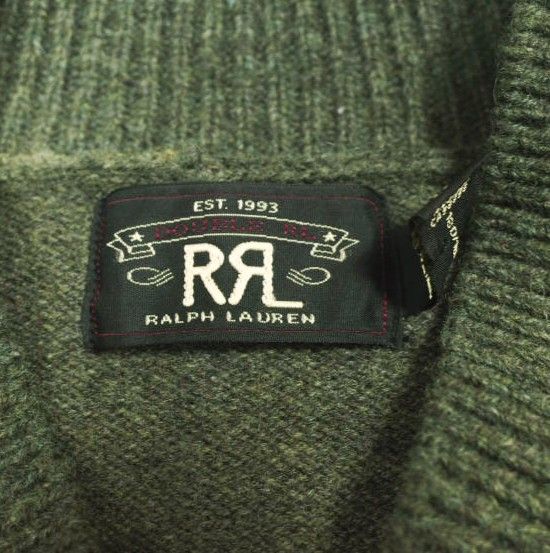 RRL ダブルアールエル 25AW パッチワークウールカシミヤセーター