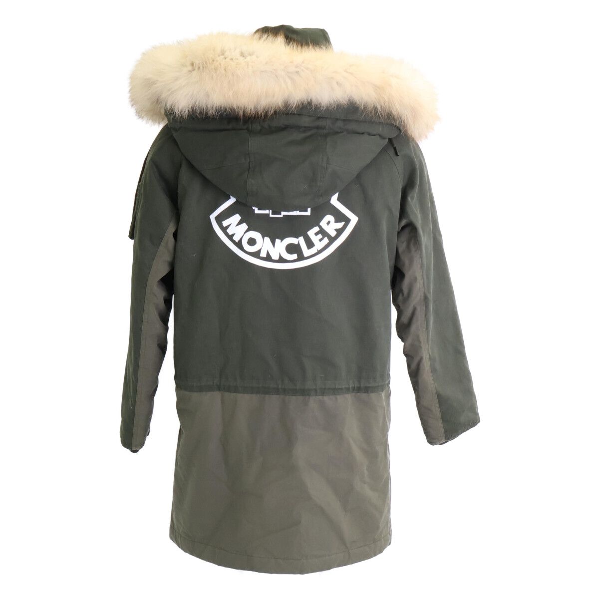 モンクレール ジーニアス × UNDEFEATED FENDORF MONCLER モンクレール GENIUS x UNDEFEATED FENDORF バックロゴ ファー