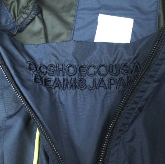 SSZ x DC SHOES エスエスズィー ディーシーシューズ 19SS 別注 ANORAK アノラックパーカー ADYJK03059 M NAVY/YELLOW ナイロンジャケット BEAMS JAPAN アウター g26736