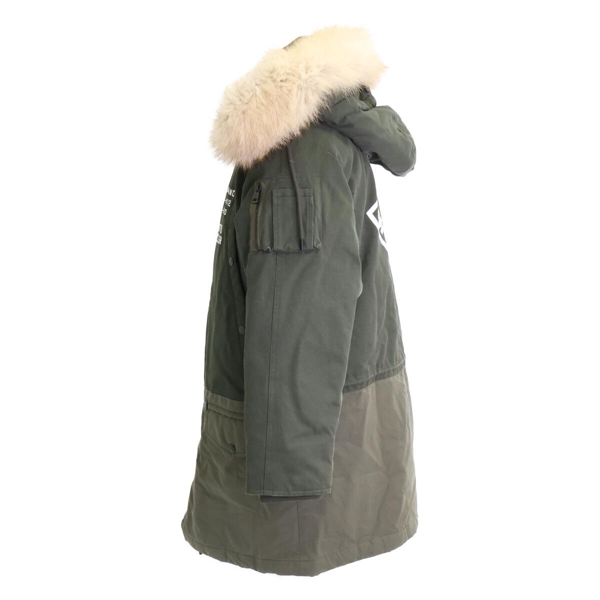 モンクレール ジーニアス × UNDEFEATED FENDORF MONCLER モンクレール GENIUS x UNDEFEATED FENDORF バックロゴ ファー