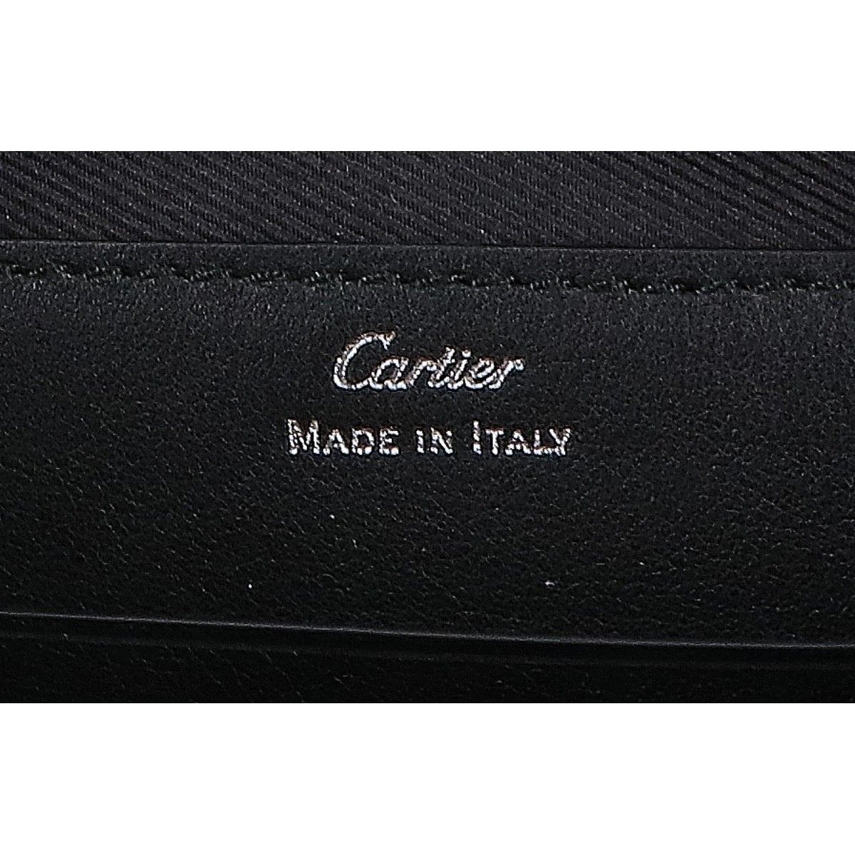 Cartier　カルティエ　美品 マスト ドゥ カルティエ ポーチ SM