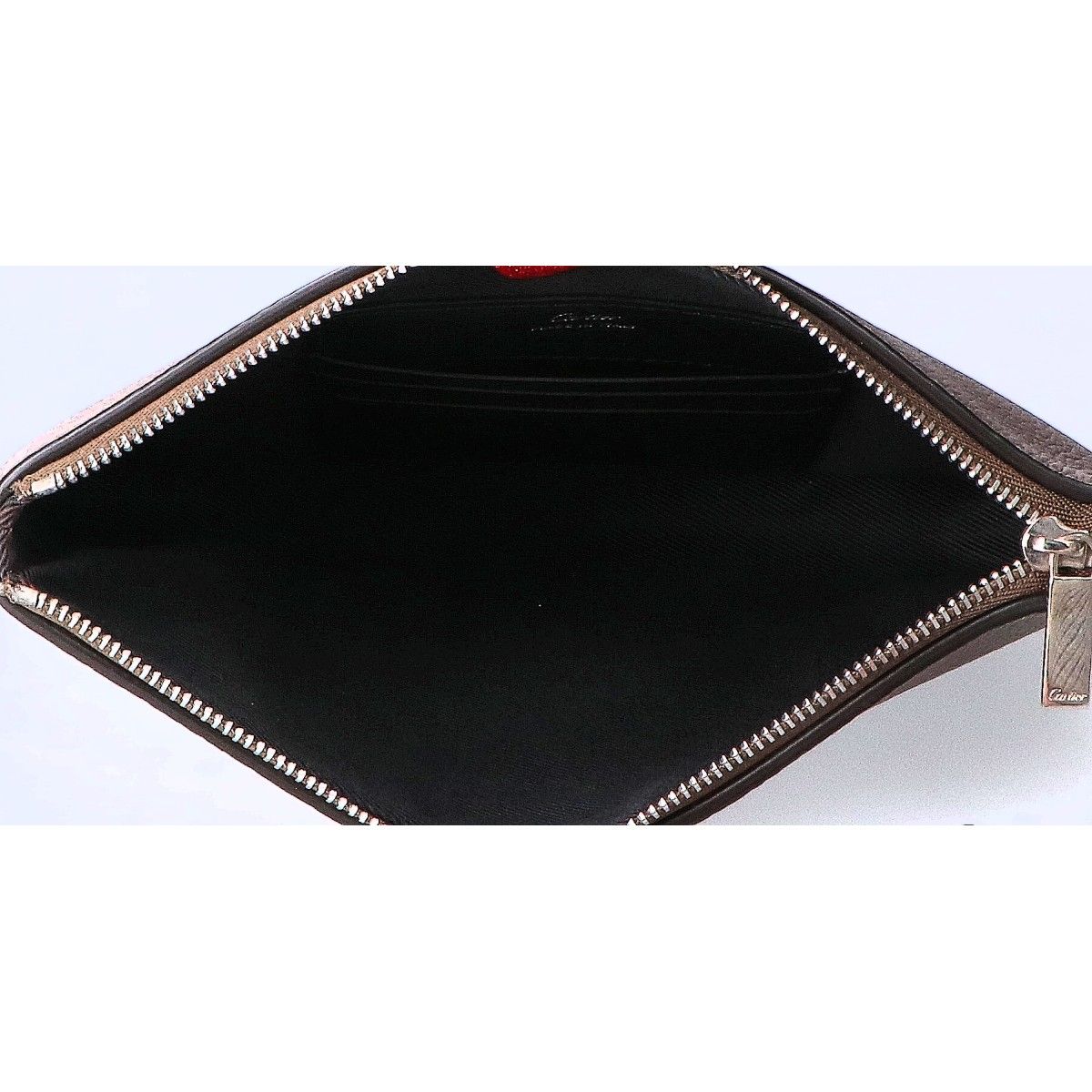 Cartier　カルティエ　美品 マスト ドゥ カルティエ ポーチ SM