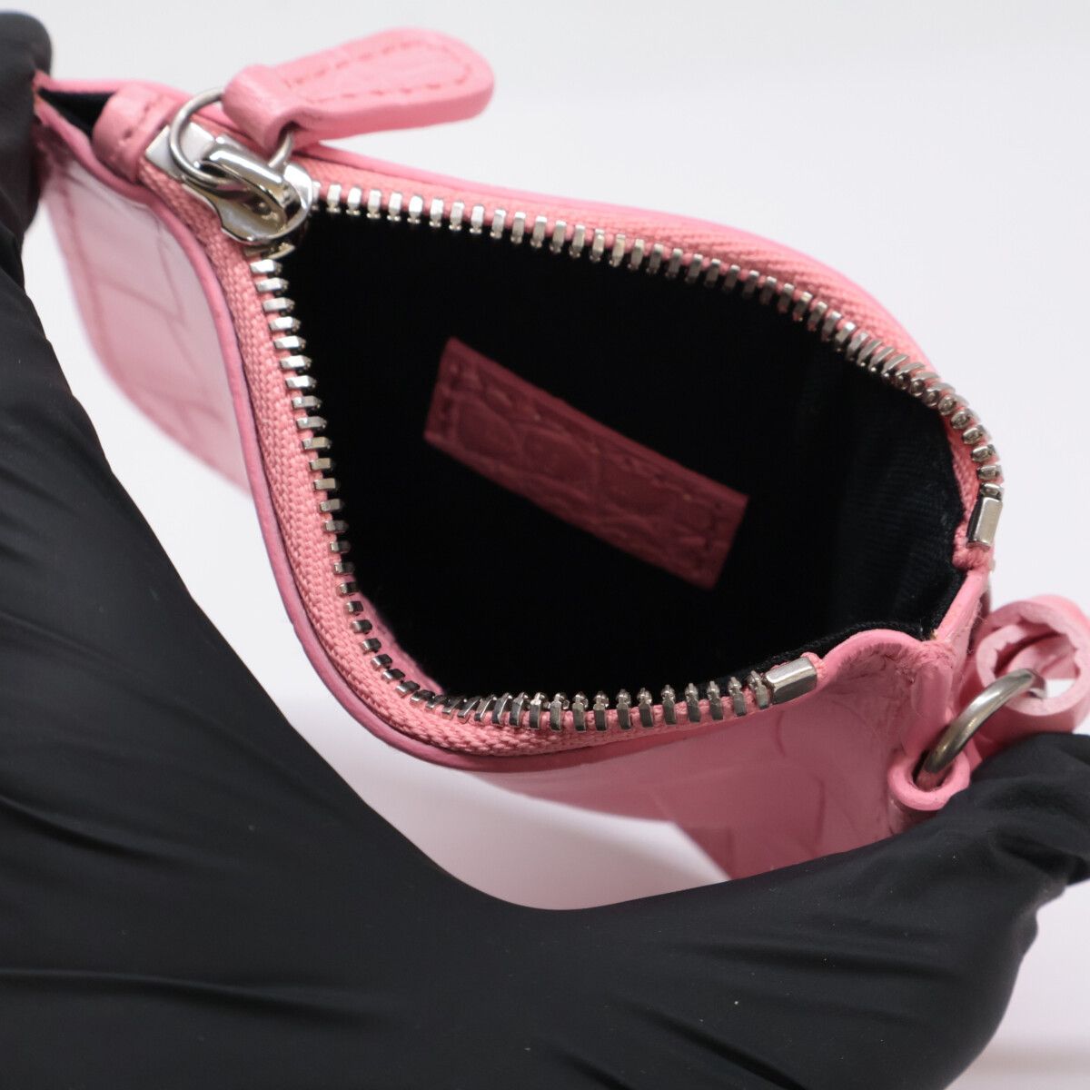 BALENCIAGA　バレンシアガ　【新品同様】クロコ型押し ミニ