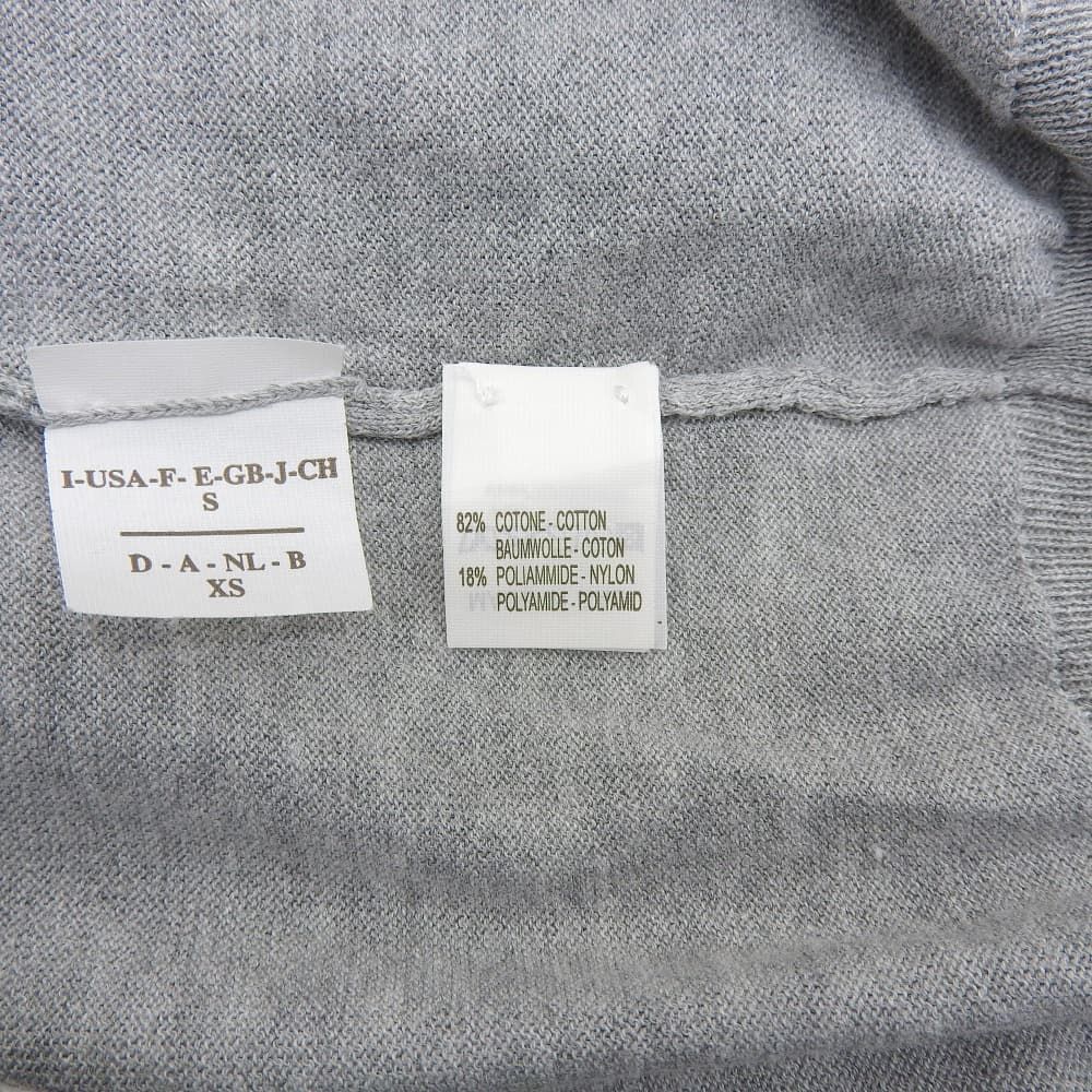 BRUNELLO CUCINELLI ブルネロクチネリ コットン デザイン カーディガン 1つボタン トップス レディース グレー XS XS BRUNELLO CUCINELLI ブルネロクチネリ コットン デザイン カーディガン 1つボタン トップス レディース グレー XS XS