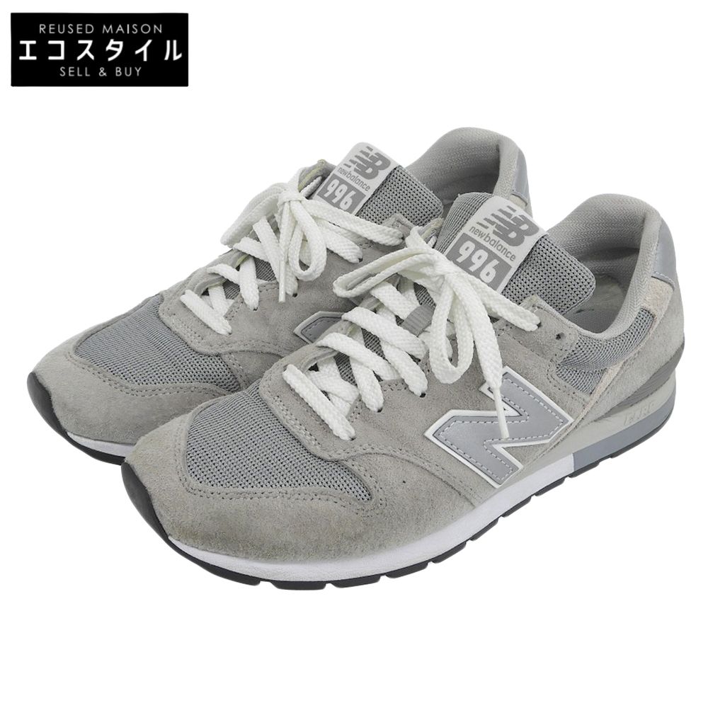 NEW BALANCE　ニューバランス　美品 スニーカー シューズ メンズ グレー 25.5cm CM996GR2　25.5