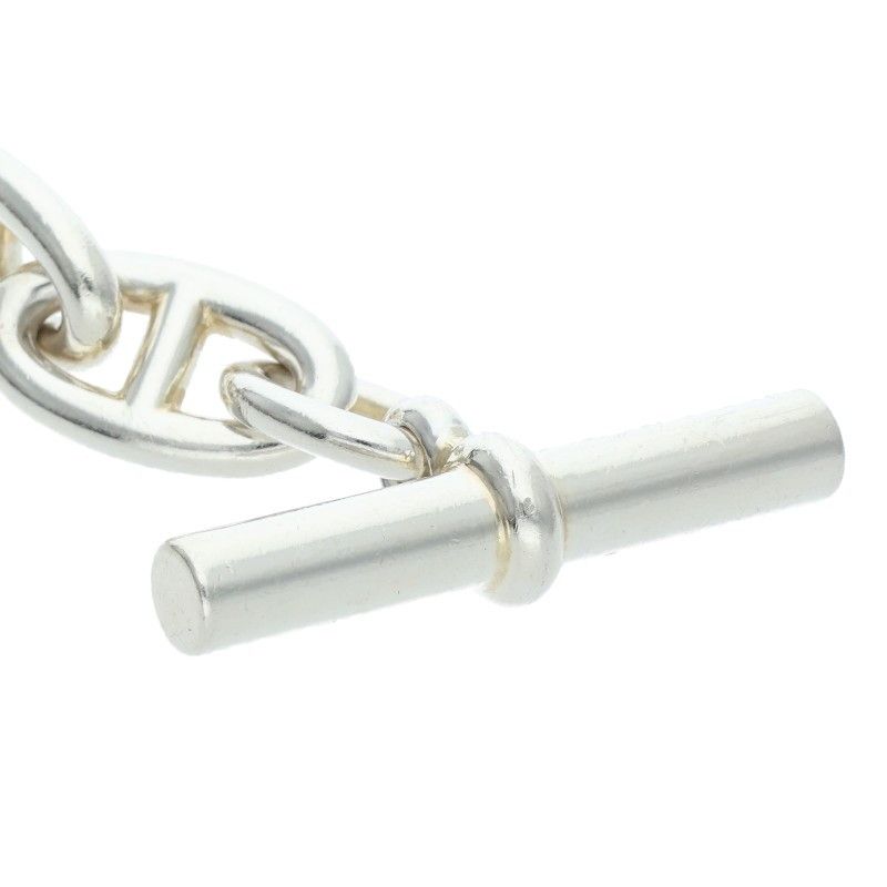 エルメス Chaine d'Ancre GM シェーヌダンクルGMシルバーブレスレット メンズ 13LINK