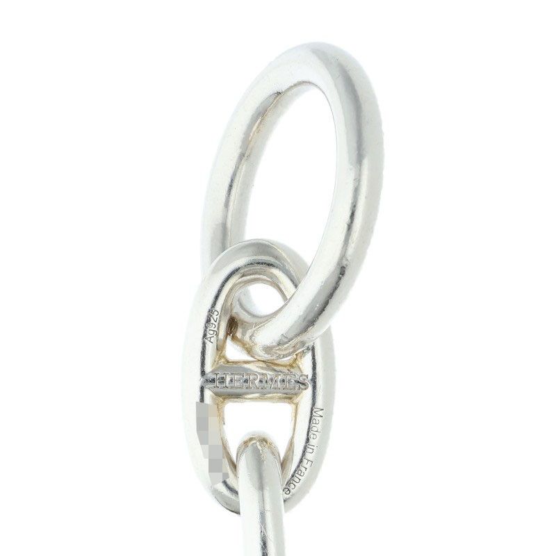 エルメス Chaine d'Ancre GM シェーヌダンクルGMシルバーブレスレット メンズ 13LINK
