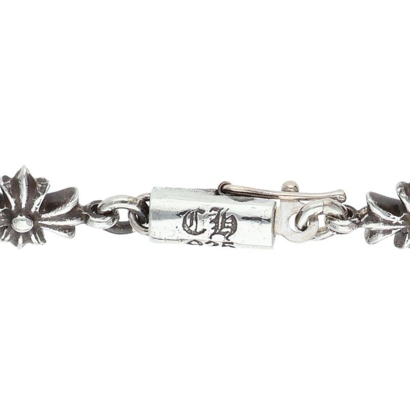 クロムハーツ TNY E CH PLS/タイニーECHプラス シルバーブレスレット メンズ 10LINK クロムハーツ TNY E CH PLS/タイニーECHプラス シルバーブレスレット メンズ 10LINK