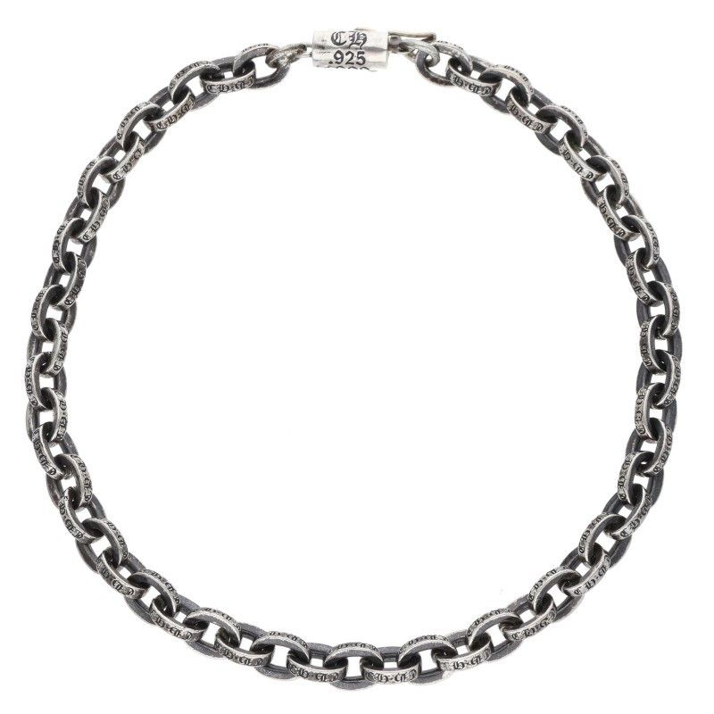 クロムハーツ PAPER CHAIN/ペーパーチェーン シルバーブレスレット メンズ 8inch クロムハーツ PAPER CHAIN/ペーパーチェーン シルバーブレスレット メンズ 8inch