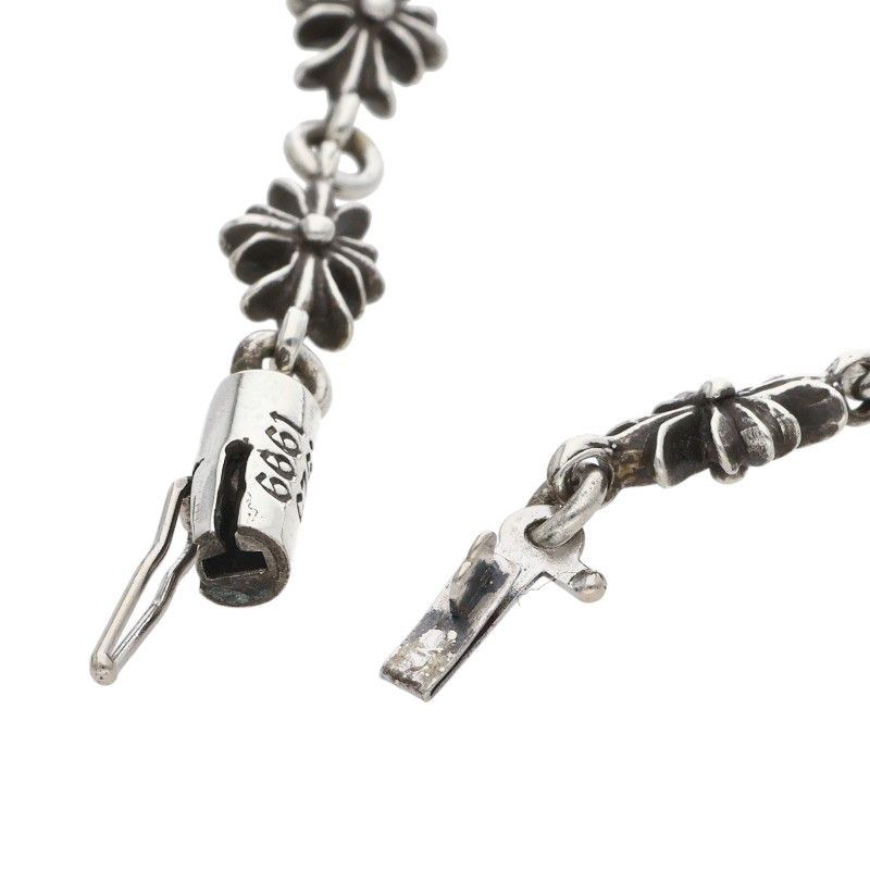 クロムハーツ TNY E CH PLS/タイニーECHプラス シルバーブレスレット メンズ 13LINK クロムハーツ TNY E CH PLS/タイニーECHプラス シルバーブレスレット メンズ 13LINK