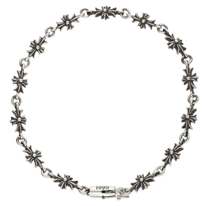 クロムハーツ TNY E CH PLS/タイニーECHプラス シルバーブレスレット メンズ 13LINK クロムハーツ TNY E CH PLS/タイニーECHプラス シルバーブレスレット メンズ 13LINK