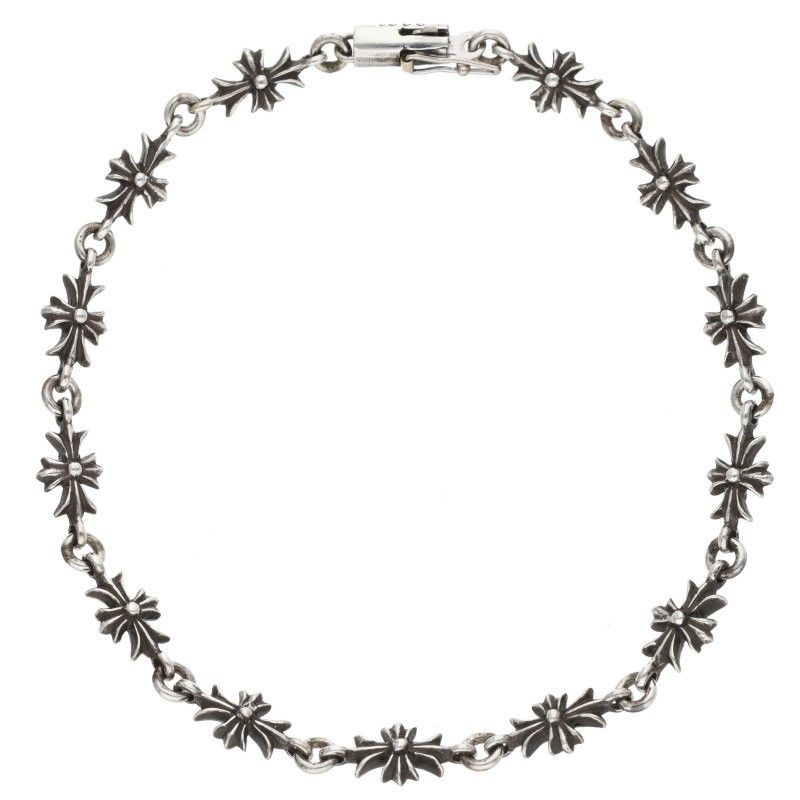 クロムハーツ TNY E CH PLS/タイニーECHプラス シルバーブレスレット メンズ 13LINK クロムハーツ TNY E CH PLS/タイニーECHプラス シルバーブレスレット メンズ 13LINK