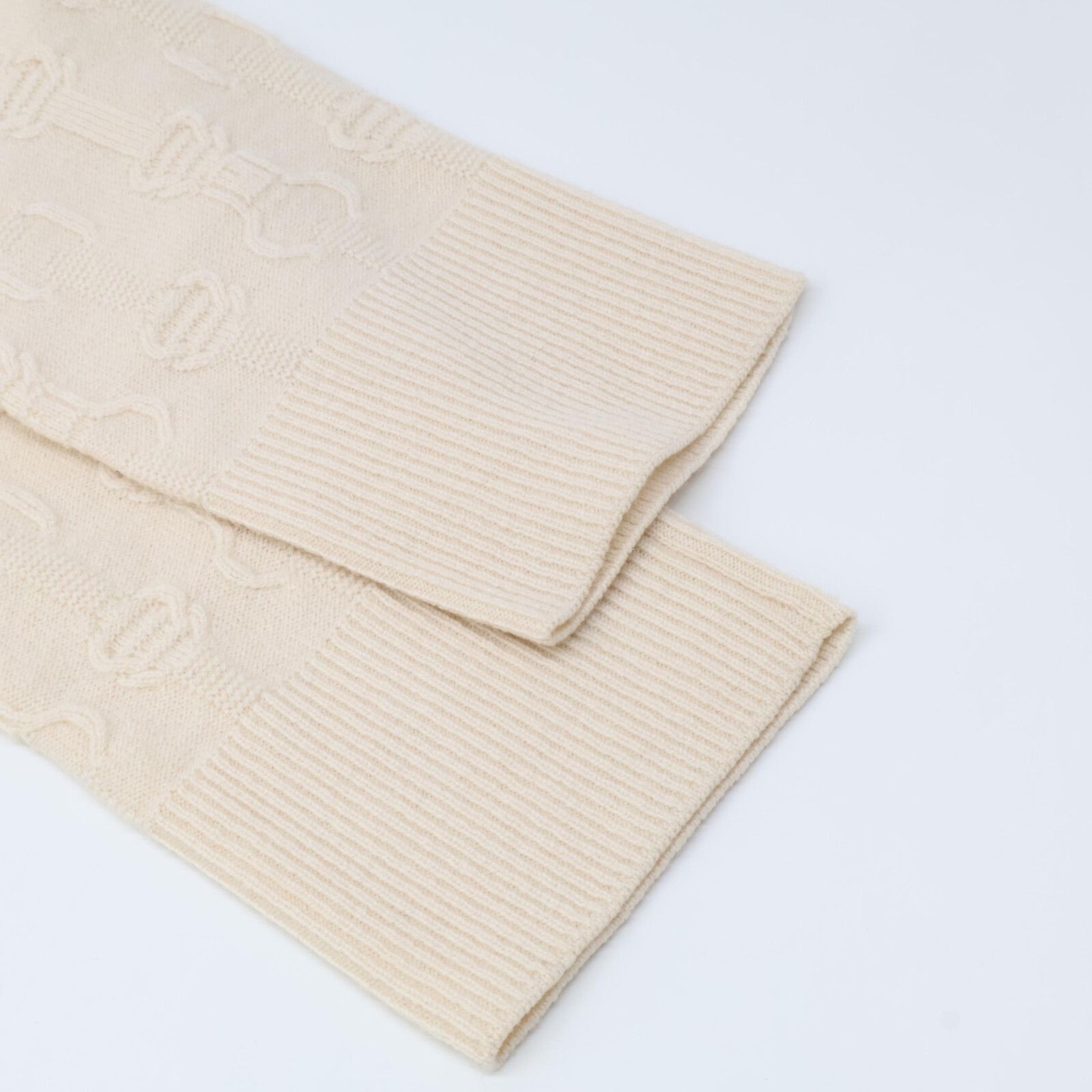 HERMES　エルメス　【美品/国内正規】ルメール期 シェーヌダンクルデザイン セリエボタン ロングカーディガン/　38