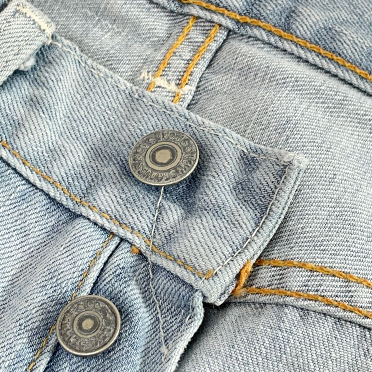 値下げ！【美品】LVC LEVI'S 66501 復刻 J22 ビッグE W34 LEVI'S リーバイス 66501 J22 J24898 BIG E セルビッチ ボタンフライ