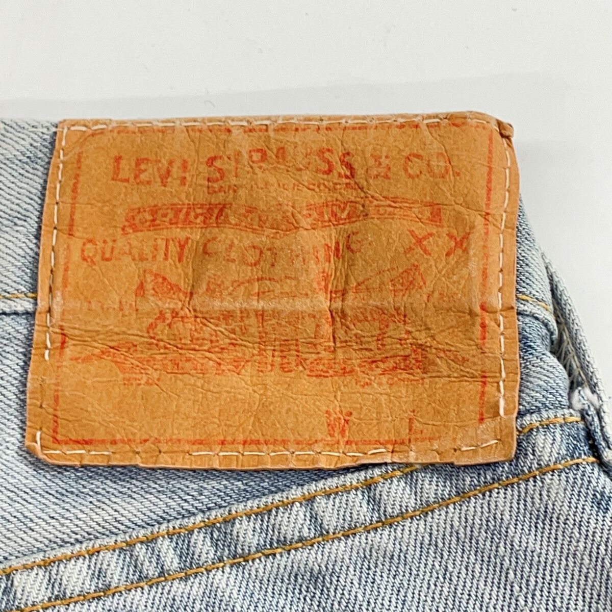値下げ！【美品】LVC LEVI'S 66501 復刻 J22 ビッグE W34 LEVI'S リーバイス 66501 J22 J24898 BIG E セルビッチ ボタンフライ