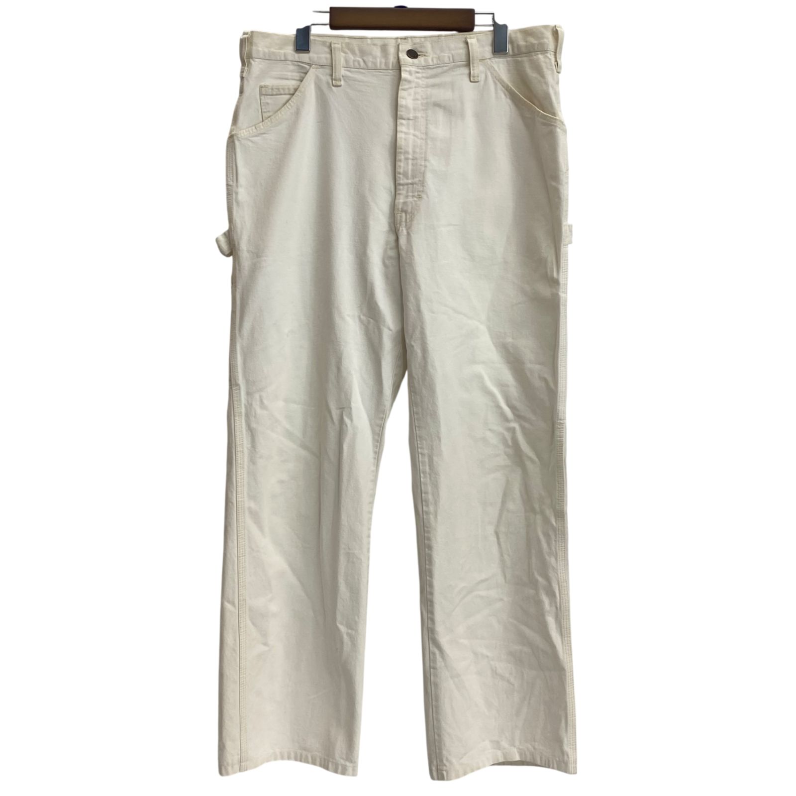 ディッキーズ Dickies 80's USA製 ペインターパンツ 42TALON ボトムスその他 ホワイト 36×32サイズ 201MB-1476 VB